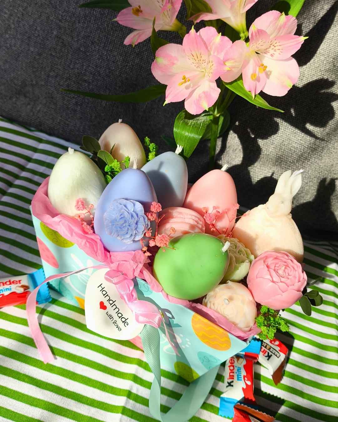 Sveču komplekts - Easter Glow Basket