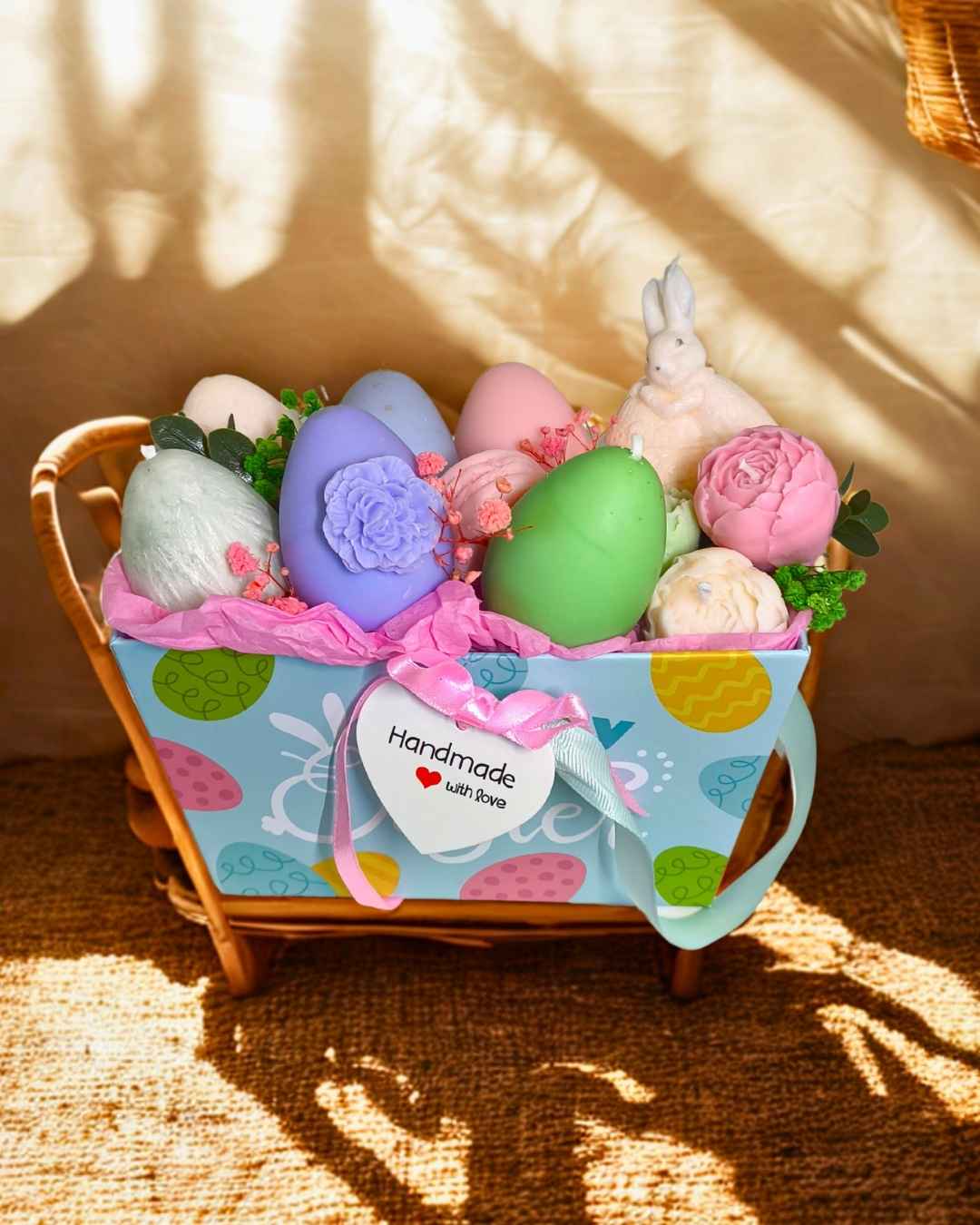 Sveču komplekts - Easter Glow Basket