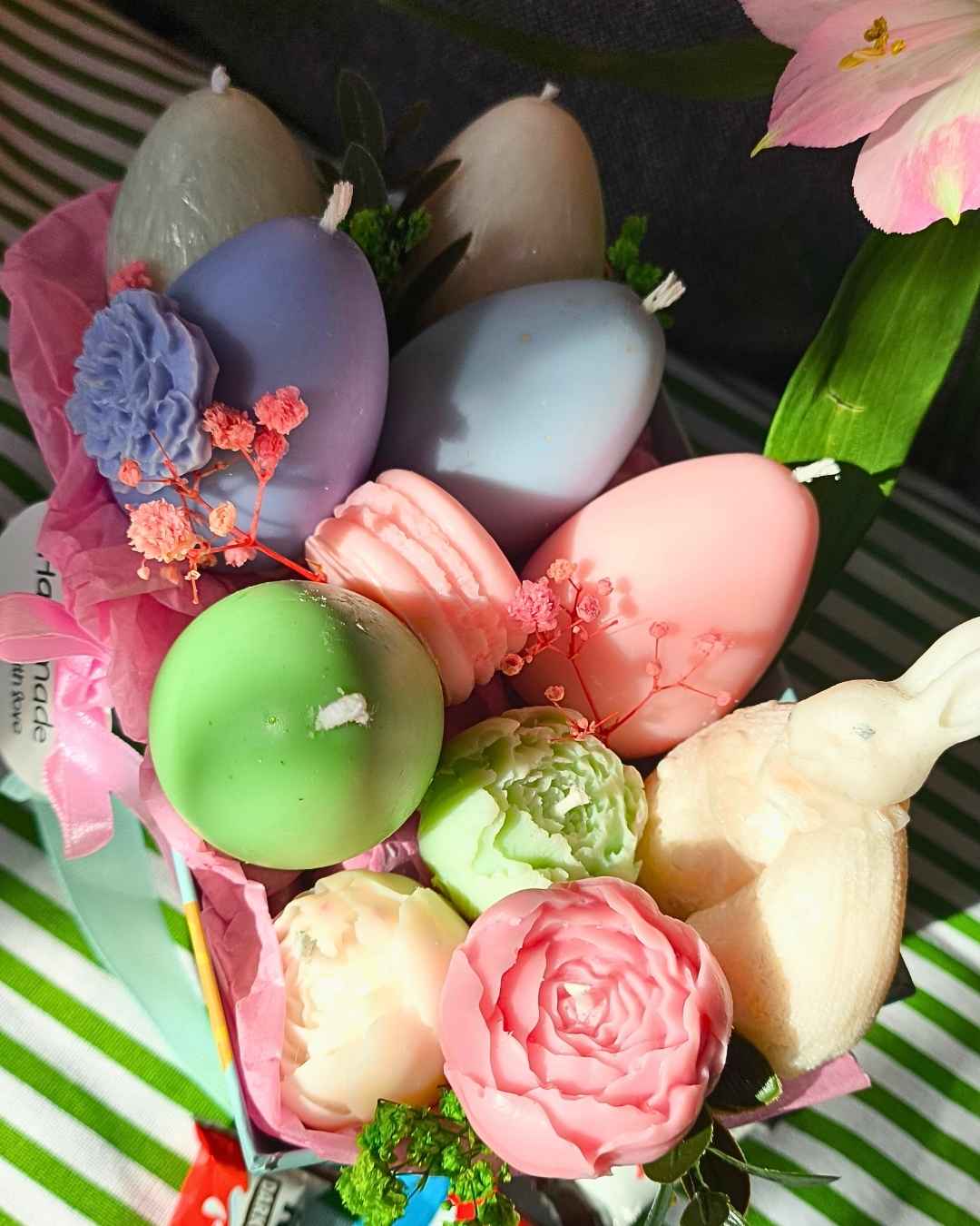 Sveču komplekts - Easter Glow Basket LumiVera
