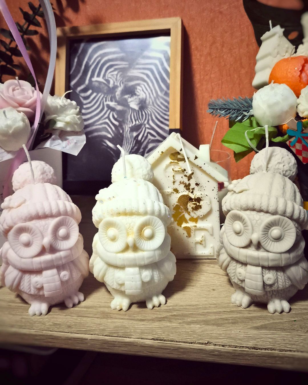 Sveču komplekts - Winter Owl Dream