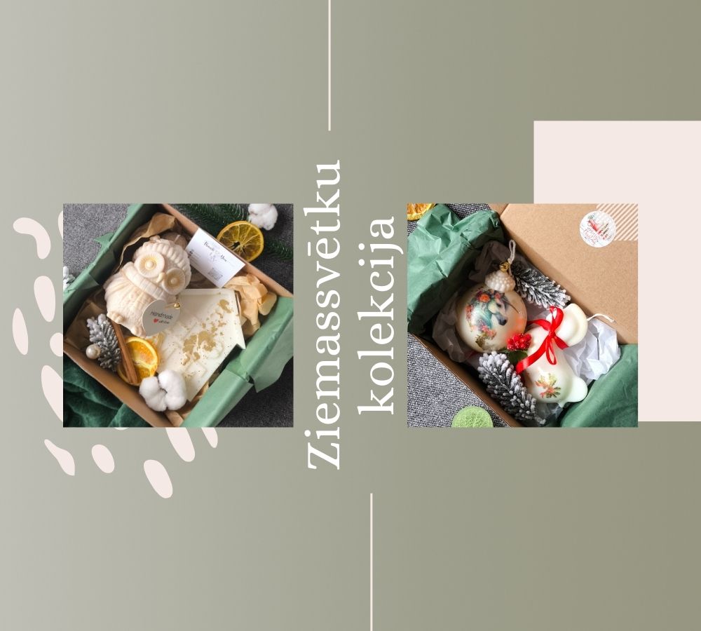 Ziemassvētku sveces Tavām mājām un siltai svētku noskaņai