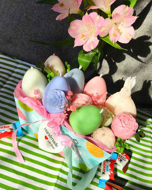 Sveču komplekts - Easter Glow Basket